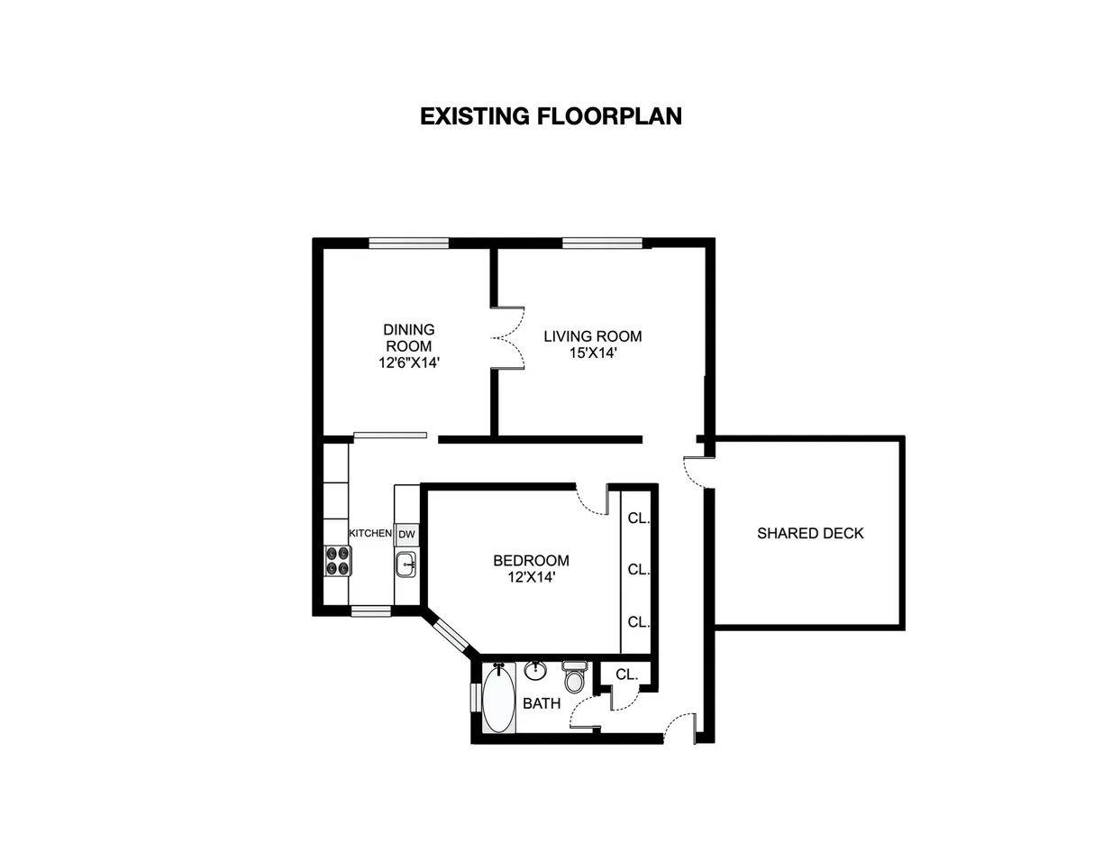 New York City Real Estate | View 469 Eastern Parkway, B | Floorplan