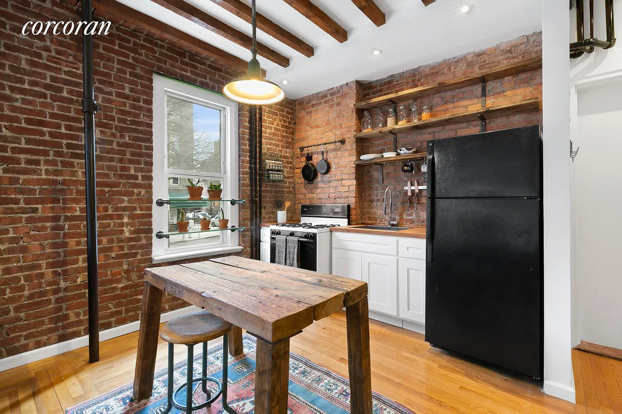 New York City Real Estate | View 683 41st Street, 18 | Open-style Kitchen with room for dining room table
