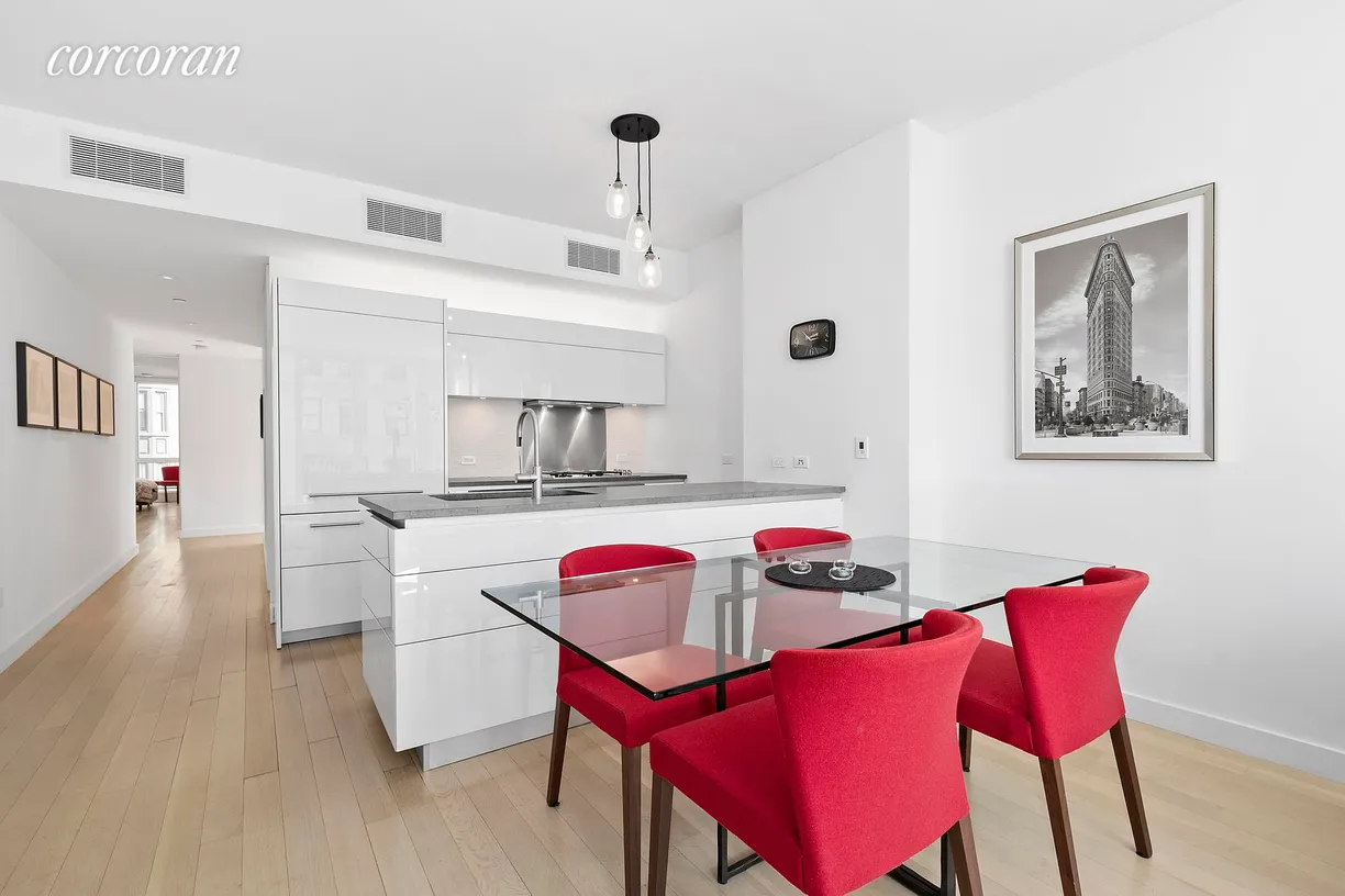 New York City Real Estate | View 241 Fifth Avenue, 11B | Dining and Open Kitchen.