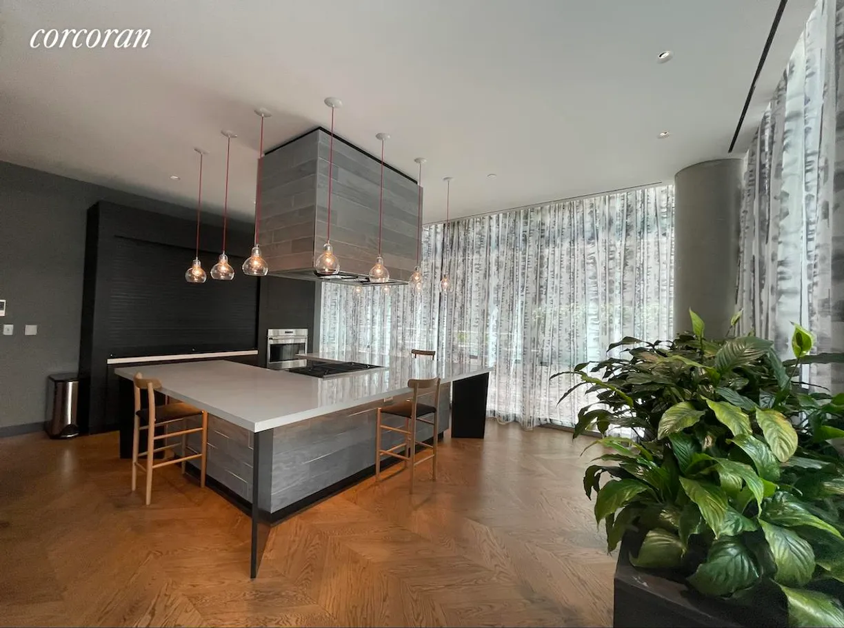 New York City Real Estate | View 225 East 39th Street, 24G | Building Kitchen by the terrace
