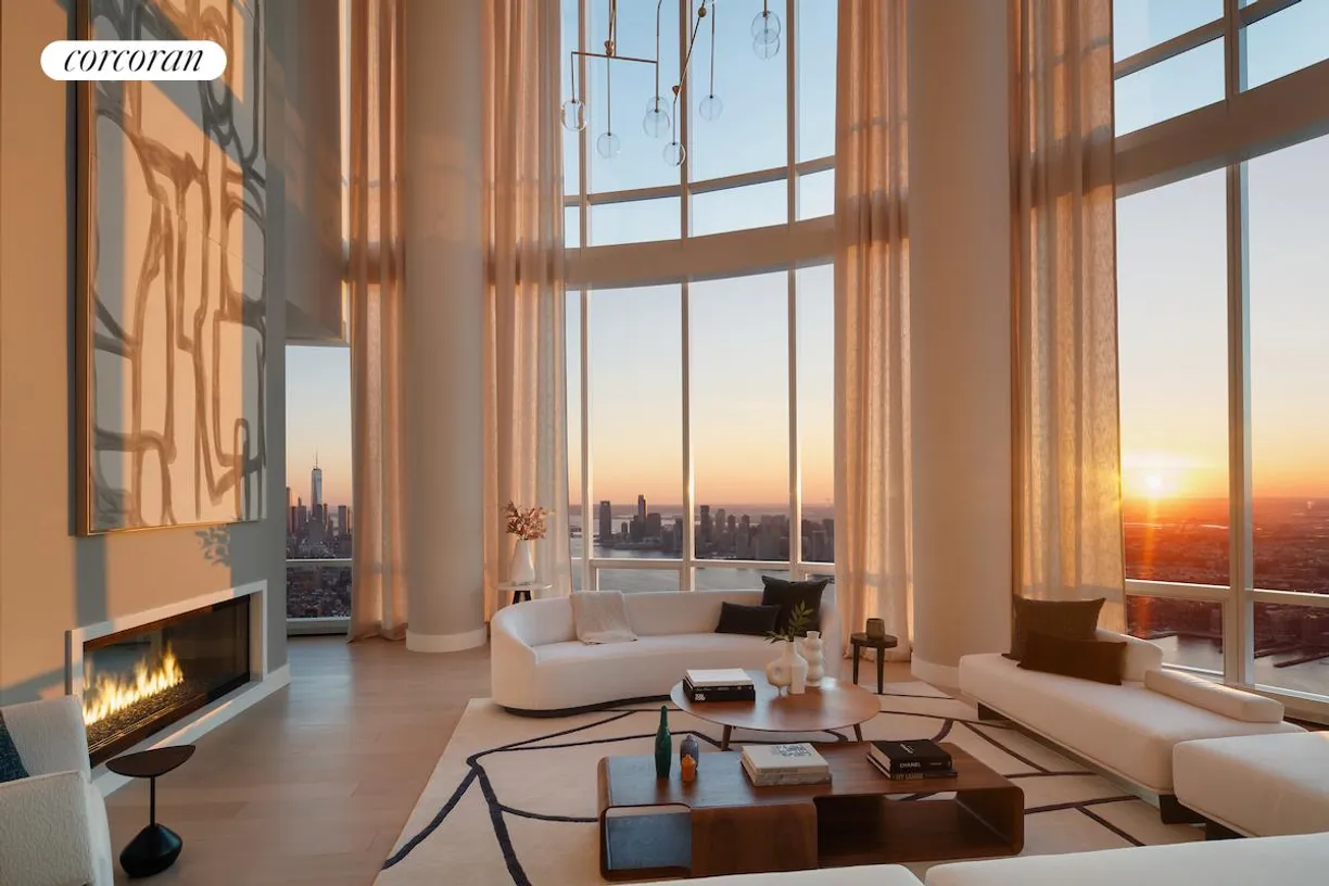 New York City Real Estate | View 15 Hudson Yards, PH88B | Living Room