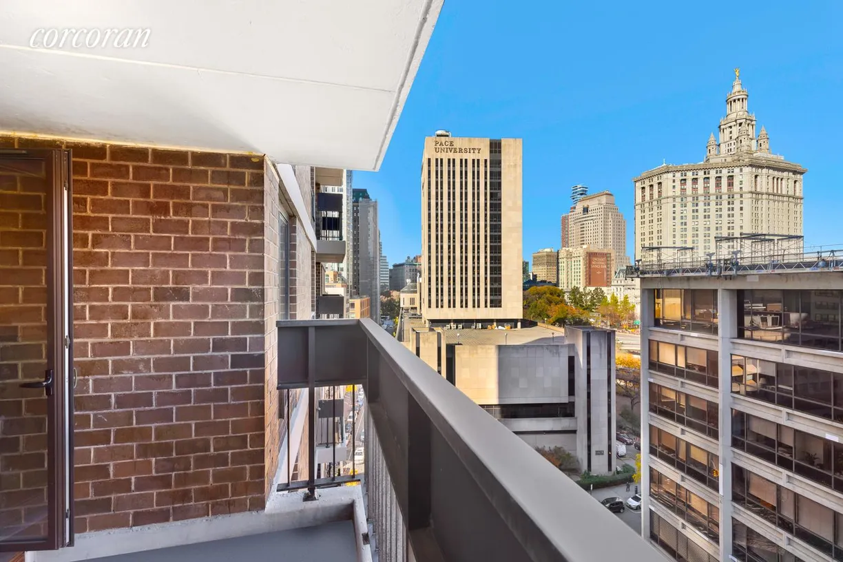 New York City Real Estate | View 90 Gold Street, 13H | Balcony