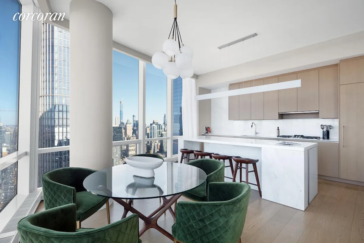 New York City Real Estate | View 15 Hudson Yards, 71D | Dining Area