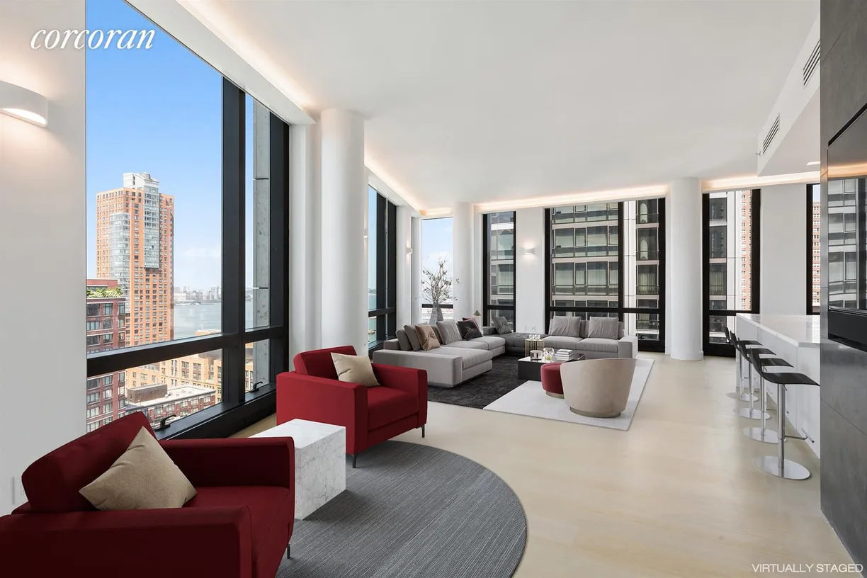 New York City Real Estate | View 101 Warren Street, 2420 | 3 Beds, 3 Baths