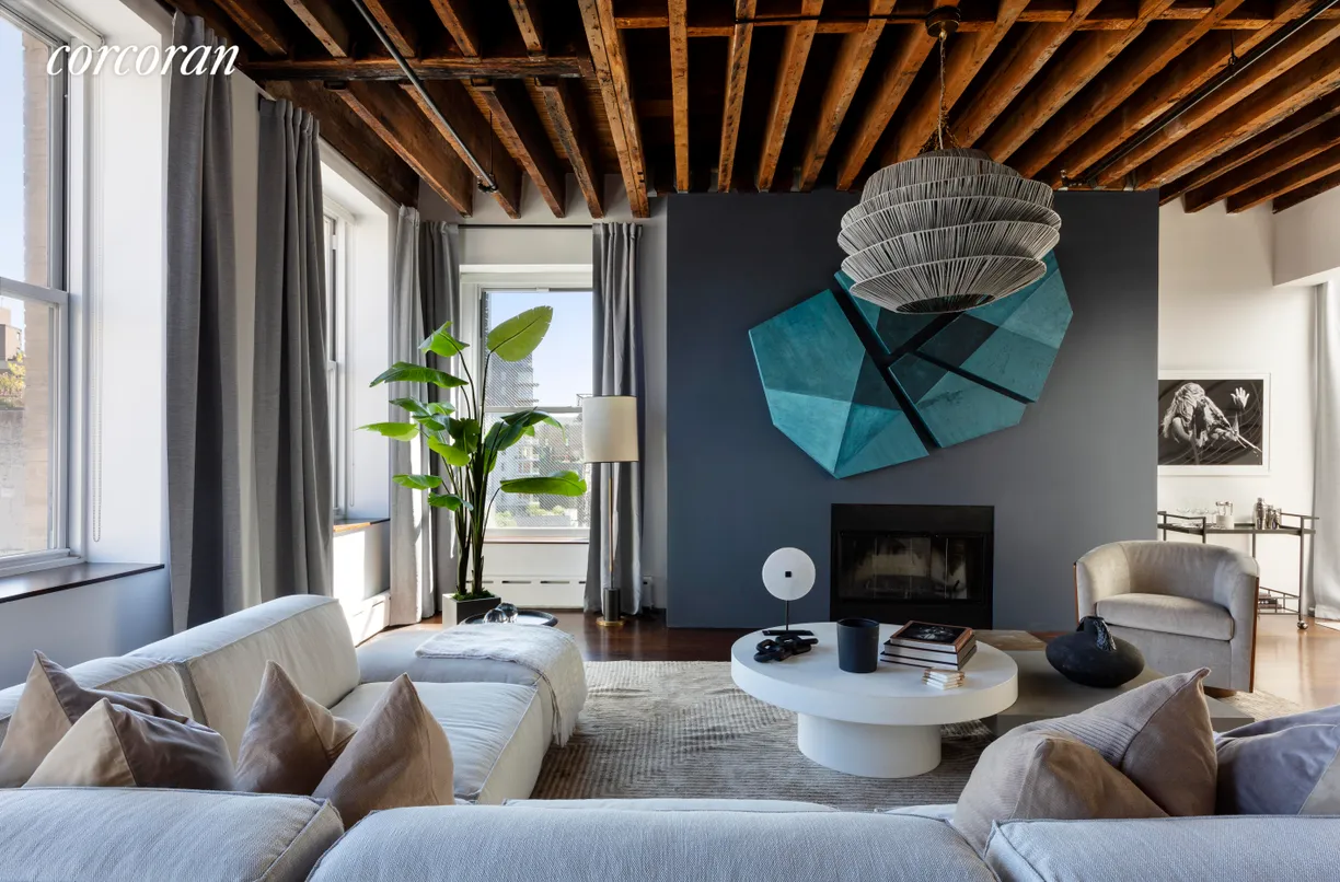 New York City Real Estate | View 27 Great Jones Street, PHE | Living Room