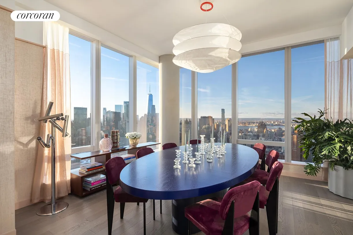 New York City Real Estate | View 252 South Street, 68J | Dining Room