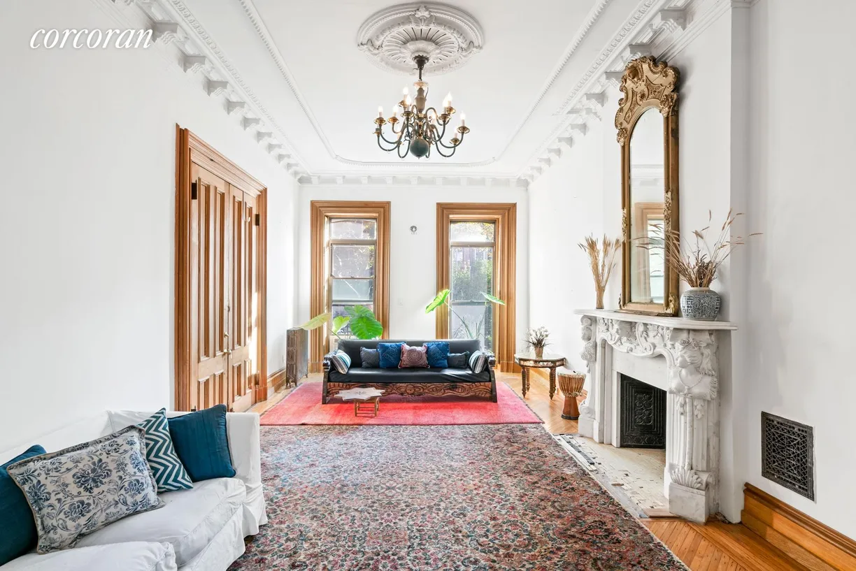 New York City Real Estate | View 117 MacDonough Street | Front Parlor