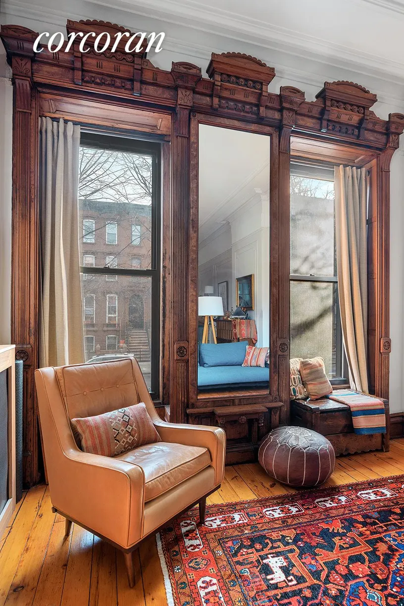 New York City Real Estate | View 371A Greene Avenue, TWNHOUSE | Pristine Original Detail