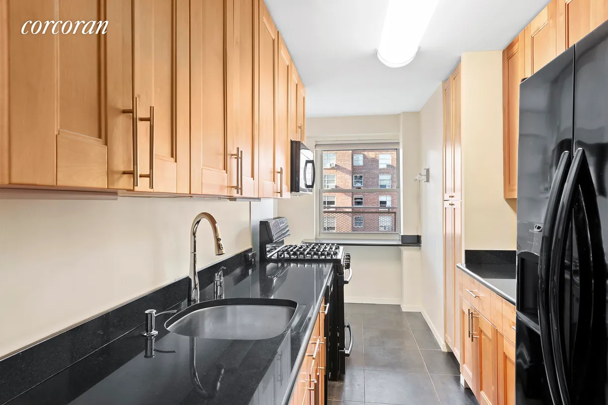 New York City Real Estate | View 90 LaSalle Street, 19A | Windowed Kitchen