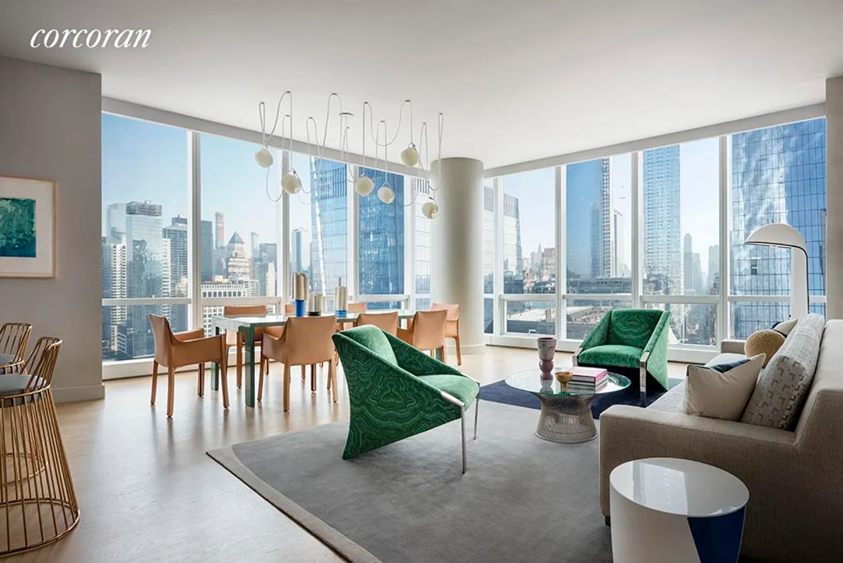New York City Real Estate | View 15 Hudson Yards, 27H | Living Room