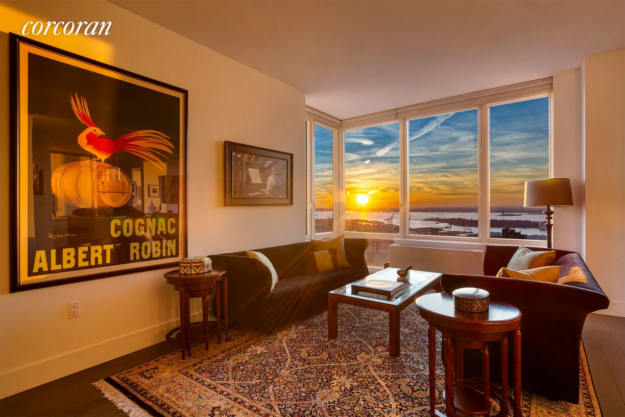 New York City Real Estate | View 388 Bridge Street, 39AB | Living Room
