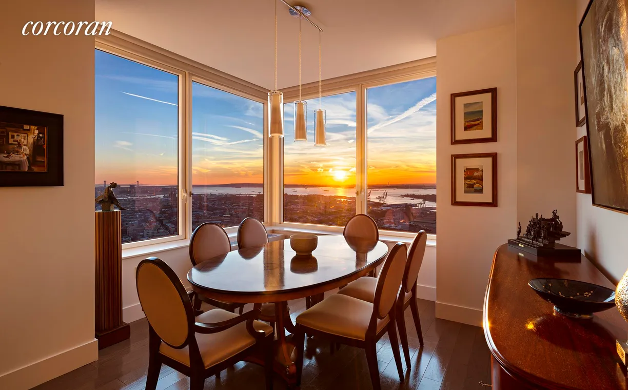 New York City Real Estate | View 388 Bridge Street, 39AB | Dining Area