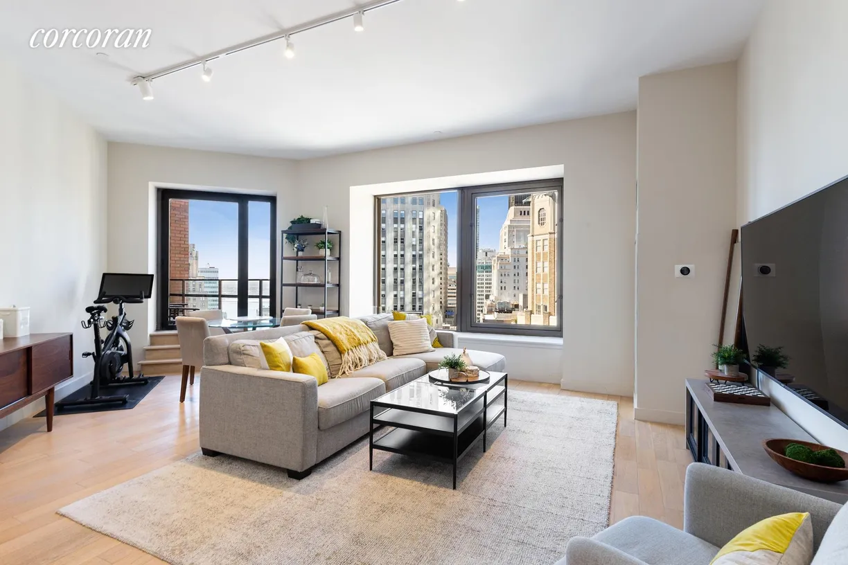 New York City Real Estate | View 75 Wall Street, 35G | Living Room