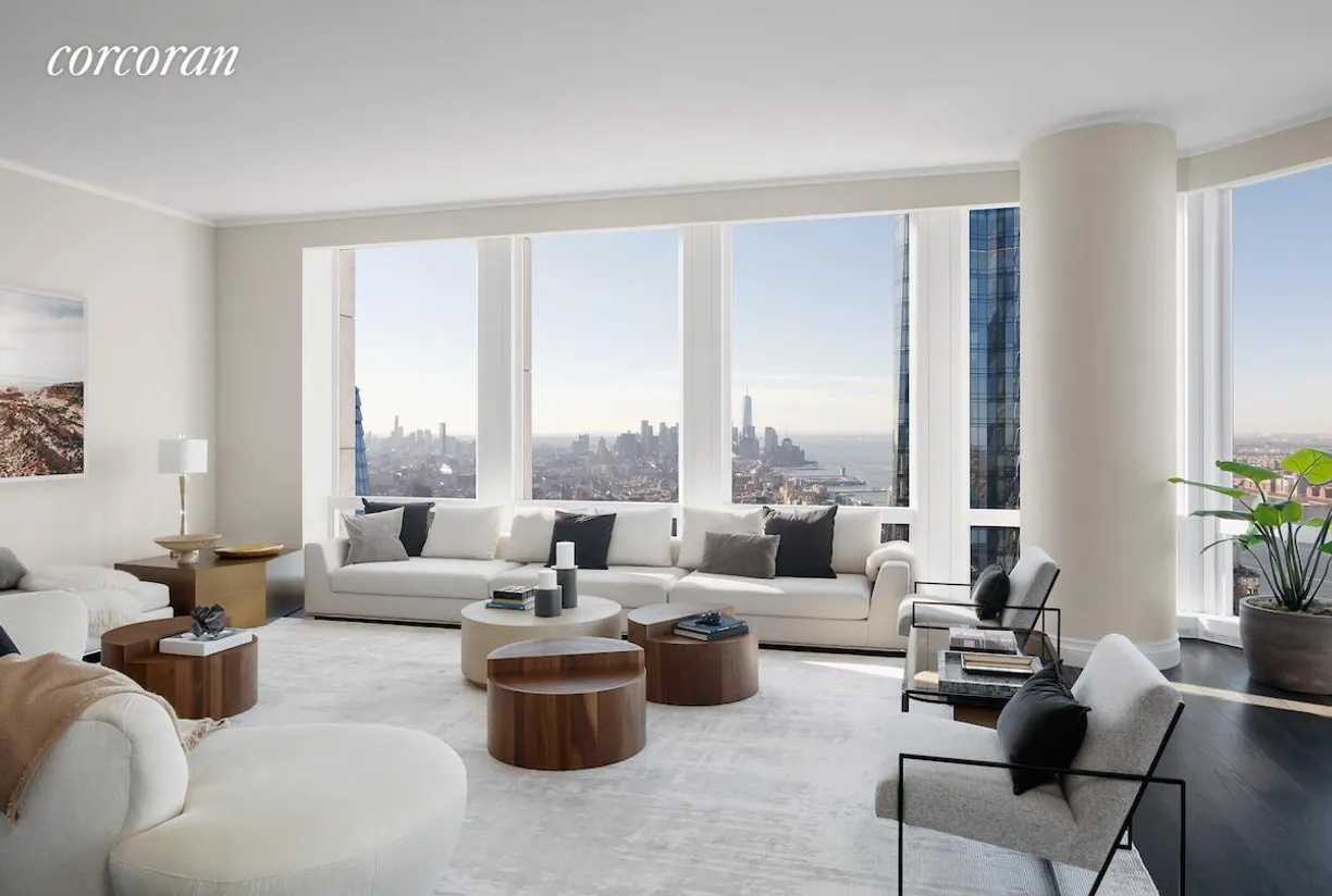 New York City Real Estate | View 35 Hudson Yards, 7501 | Living Room