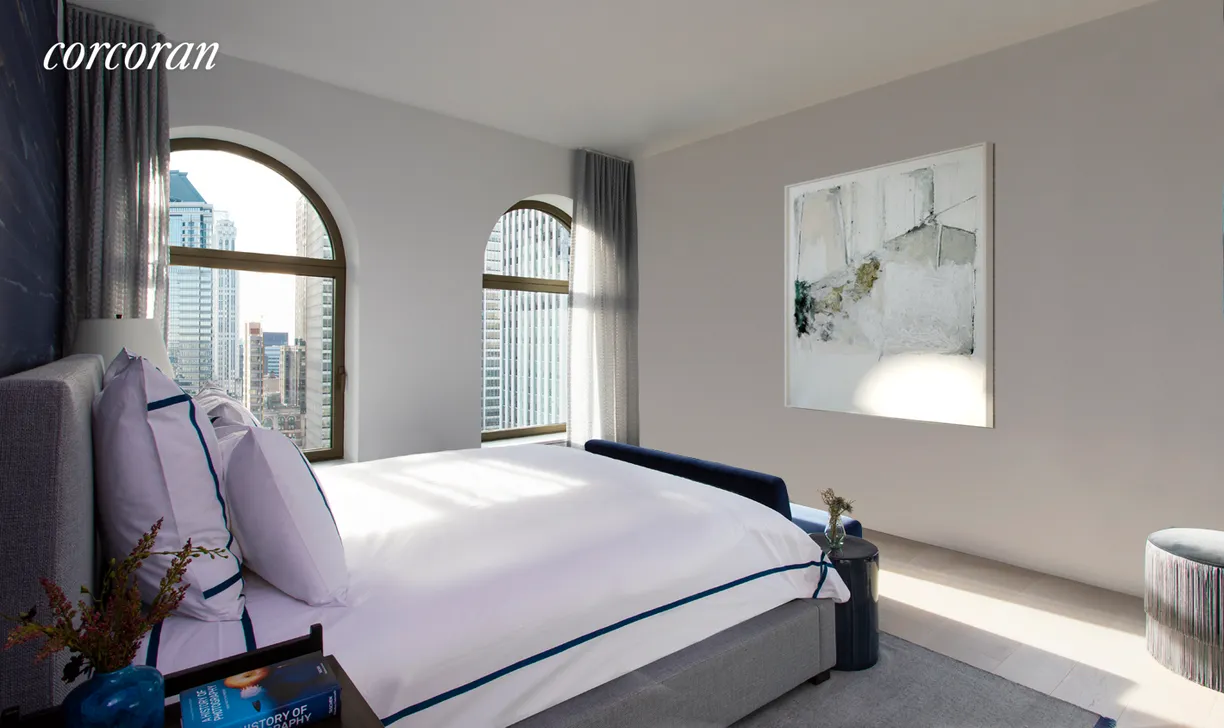 New York City Real Estate | View 130 William Street, 53D | Bedroom