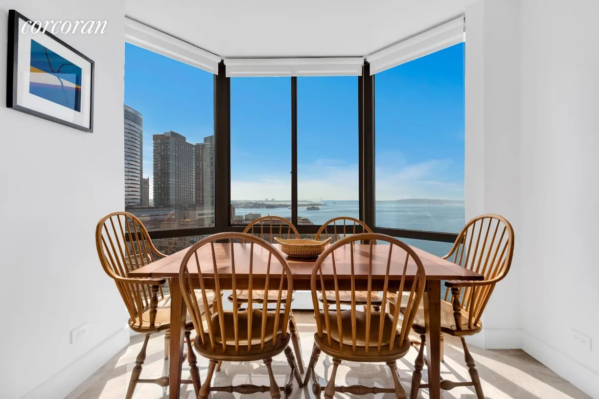 New York City Real Estate | View 380 Rector Place, 17G | Dining Alcove