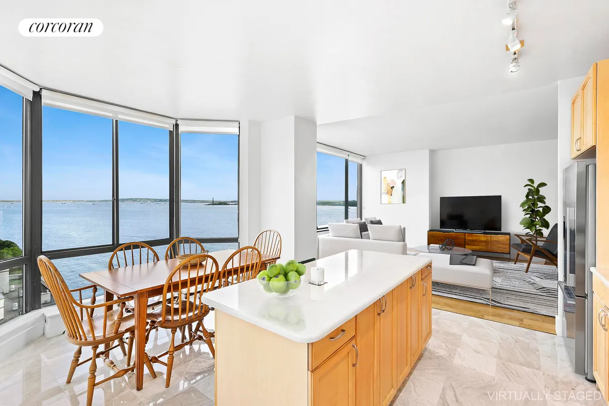 New York City Real Estate | View 380 Rector Place, 17G | Dining Area