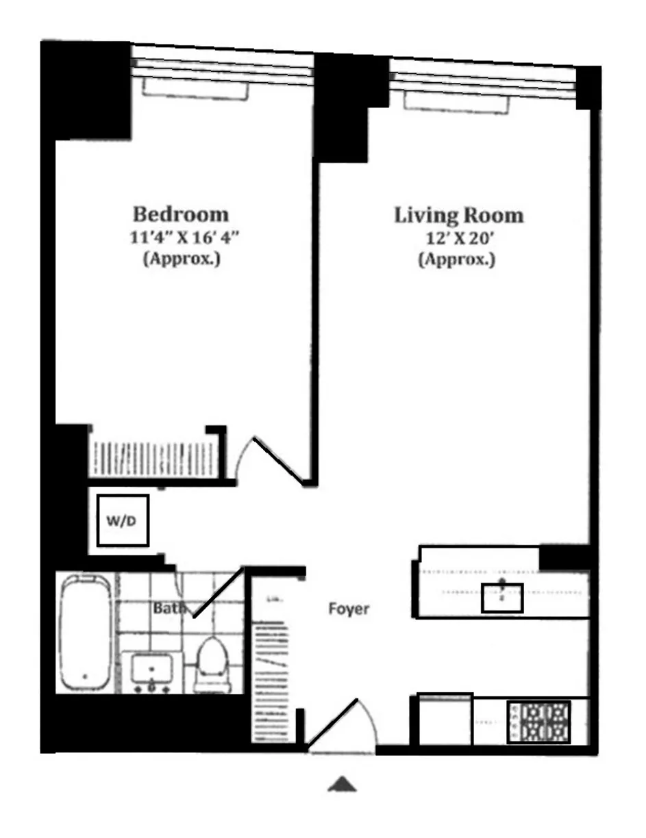 100 Riverside Boulevard, 12J | floorplan | View 7