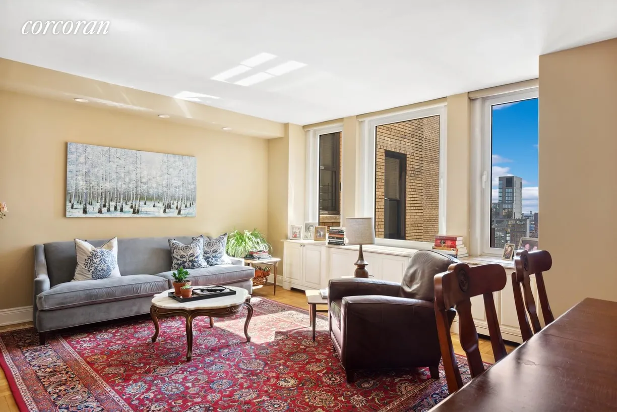 New York City Real Estate | View 1215 Fifth Avenue, 15D | Living Room