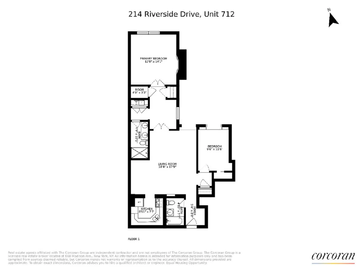 214 Riverside Drive, 711/712 | floorplan | View 13