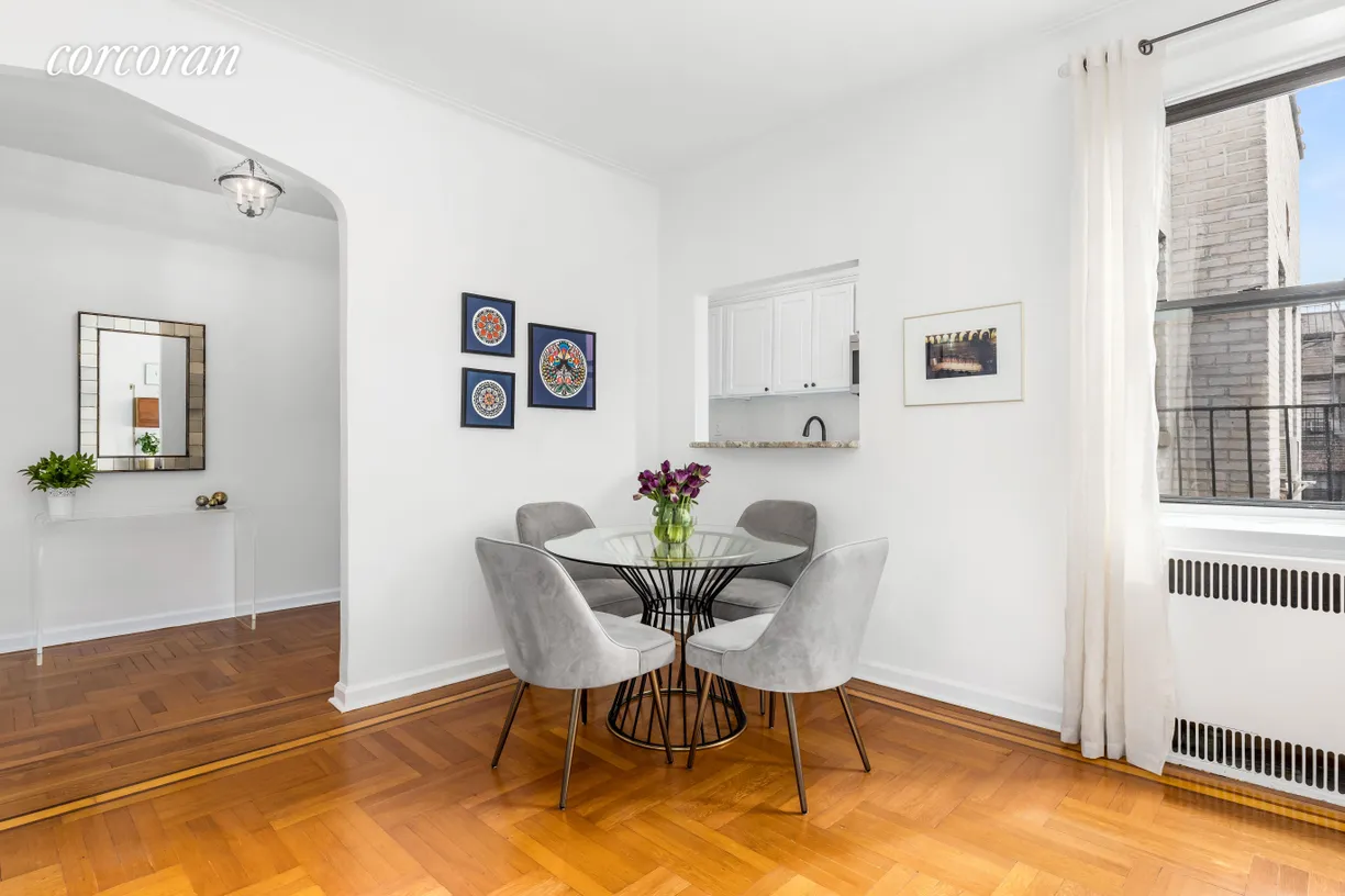 New York City Real Estate | View 45 Martense Street, 6L | Dining Nook with Breakfast Bar