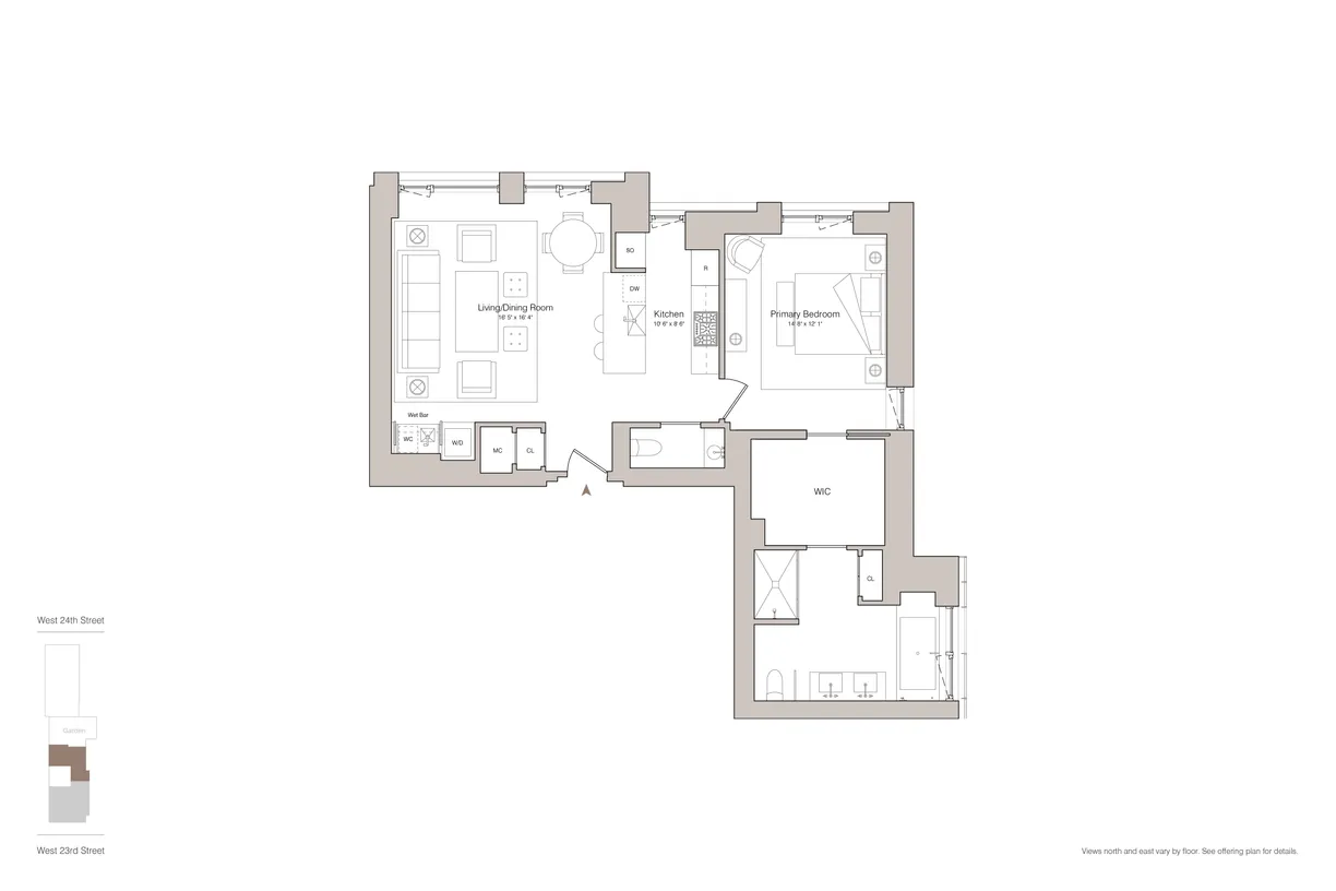 New York City Real Estate | View 39 West 23rd Street, 15B | Floorplan