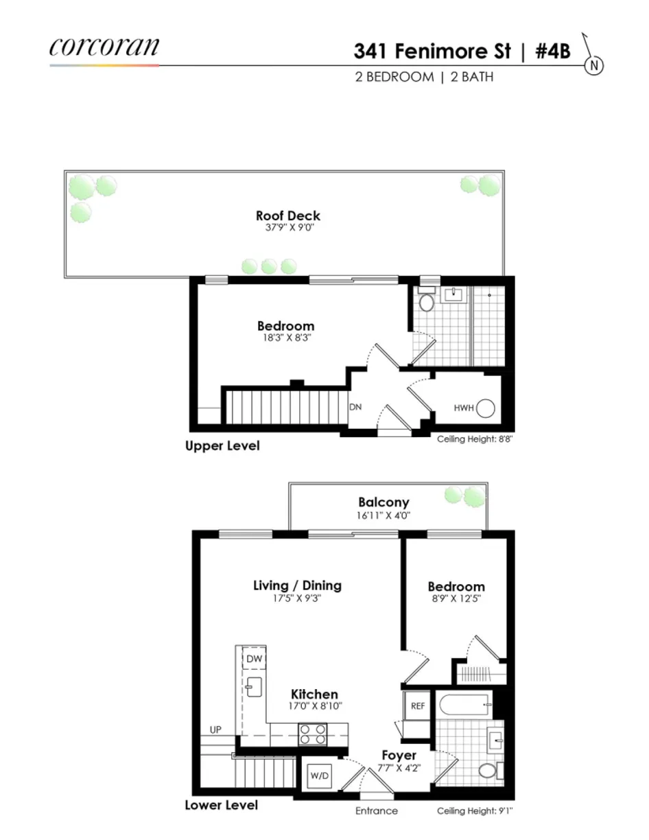 341 Fenimore Street, 4B | floorplan | View 9