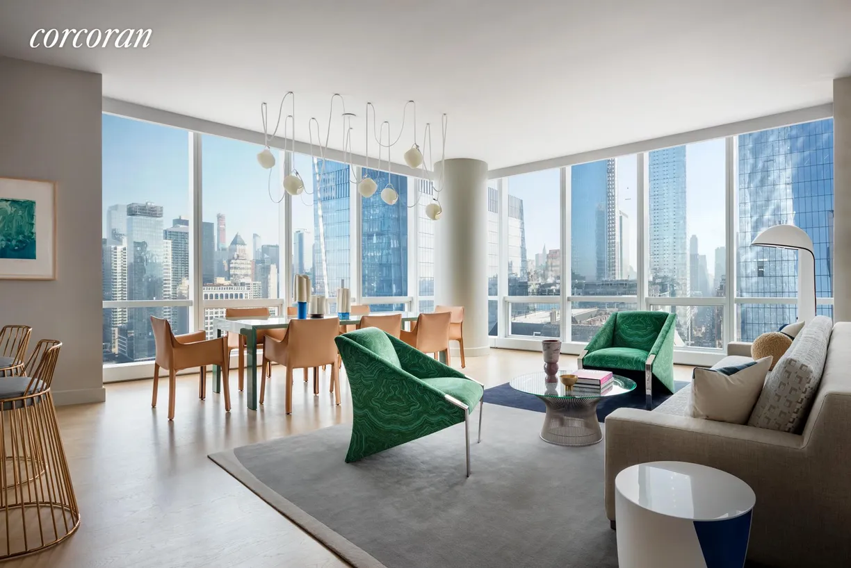 New York City Real Estate | View 15 Hudson Yards, 28H | Living Room