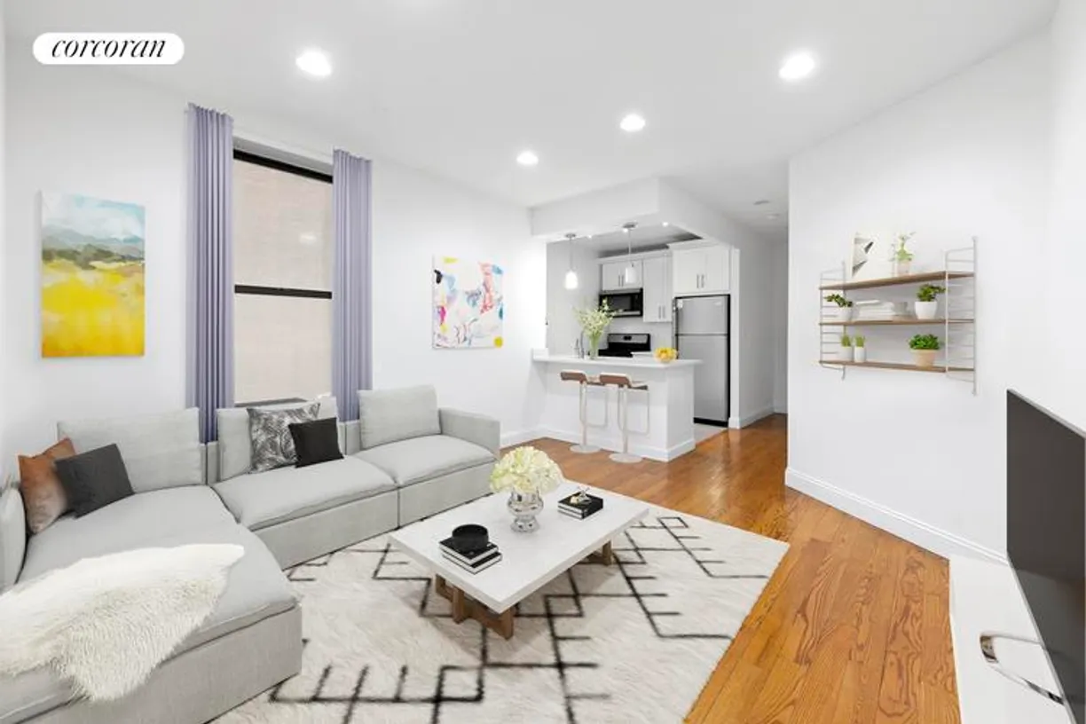 New York City Real Estate | View 28 West 132Nd Street, 2A | 3 Beds, 1 Bath | View 1