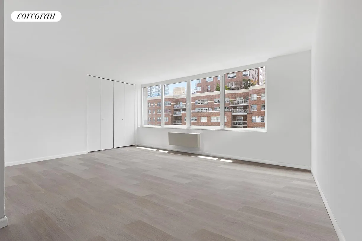 New York City Real Estate | View 353 East 72Nd Street, 15C | South-facing living room
