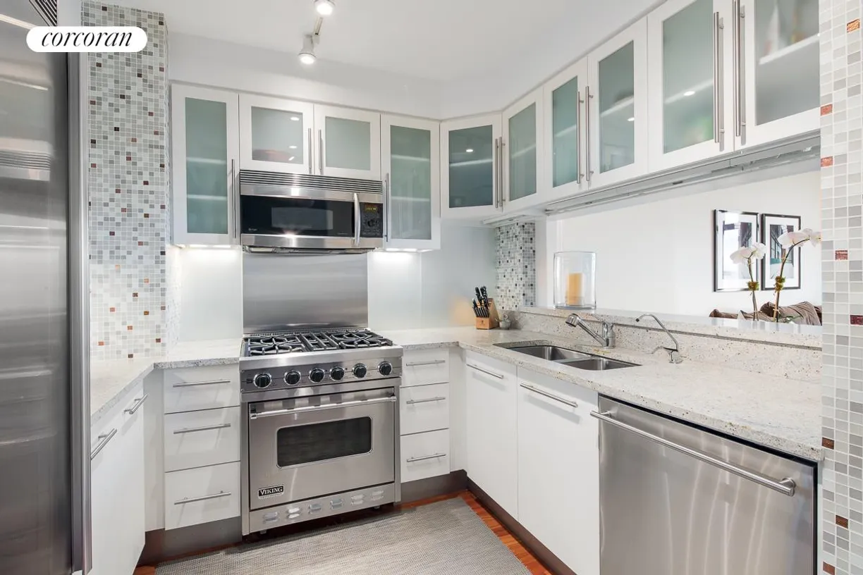 New York City Real Estate | View 1 Morton Square, 6BW | Kitchen