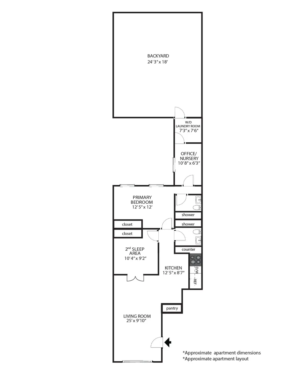 145 West 21st Street, 1 | floorplan | View 7
