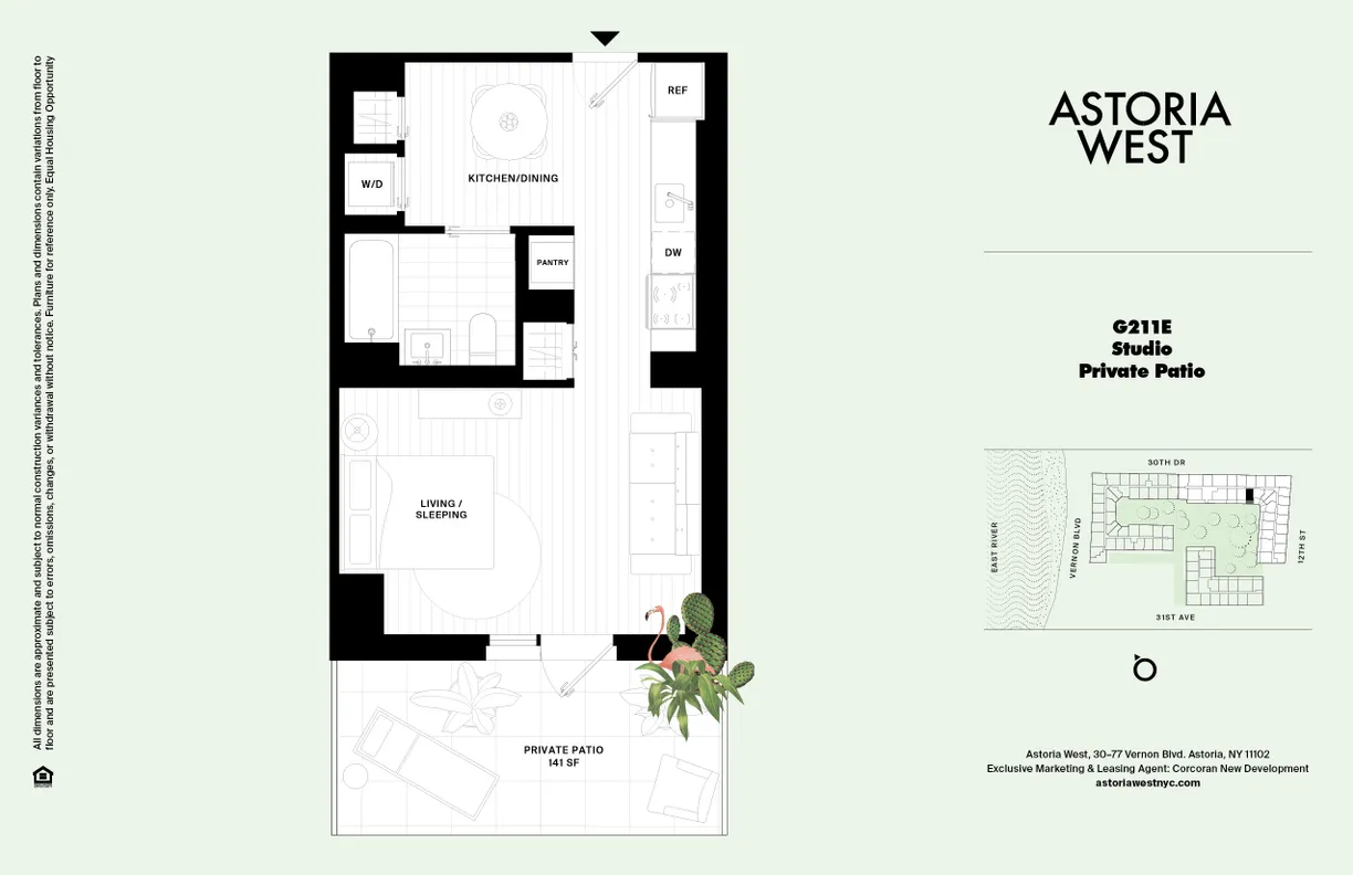 30-77 Vernon Boulevard, G211E | floorplan | View 25