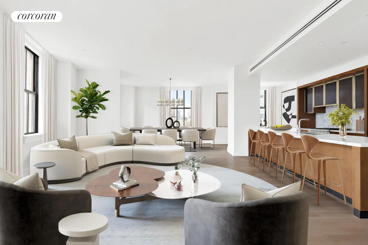 New York City Real Estate | View 100 Barclay Street, 12B | 3 Beds, 3 Baths