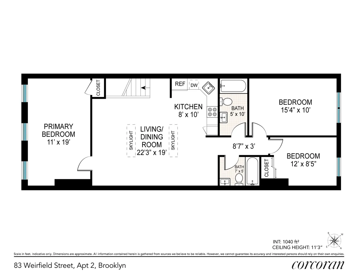83 Weirfield Street, 2 | floorplan | View 7