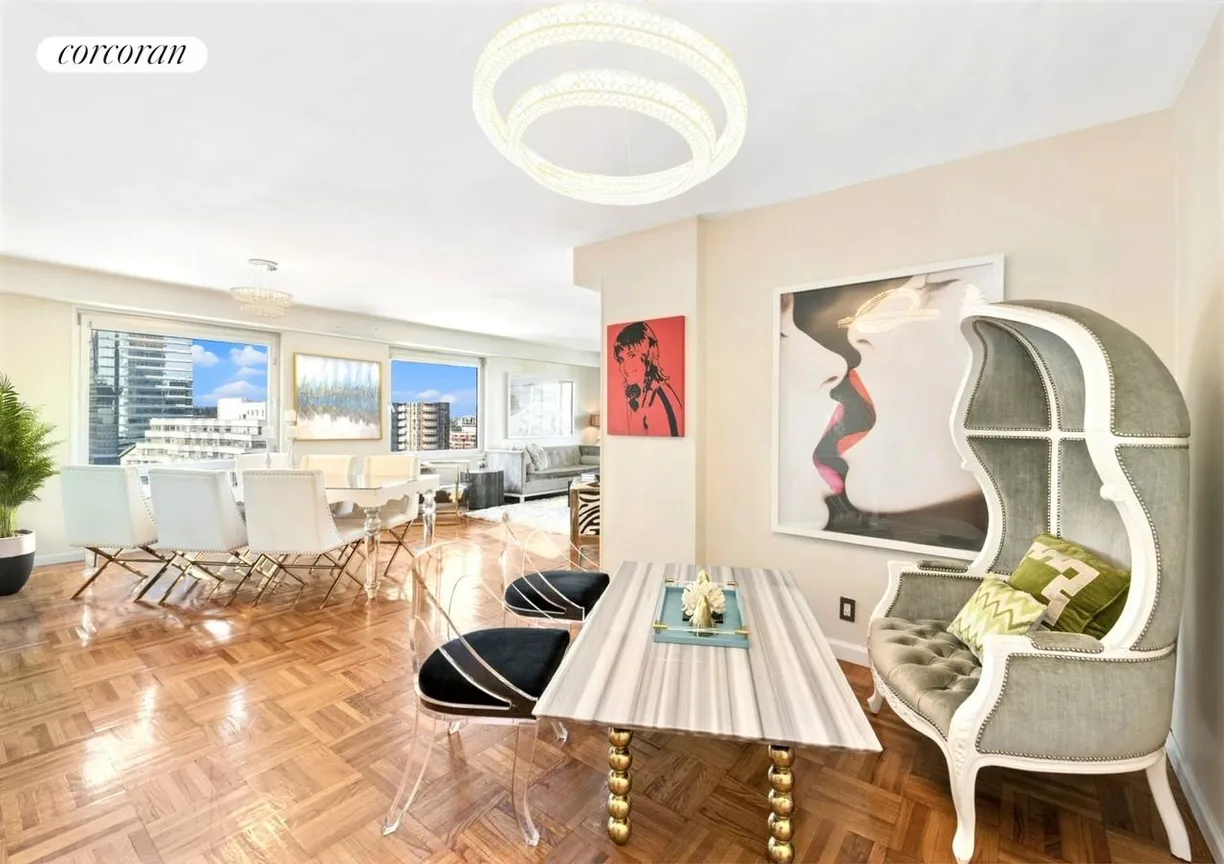 New York City Real Estate | View 303 East 57th Street, 22H | Living Room | View 4