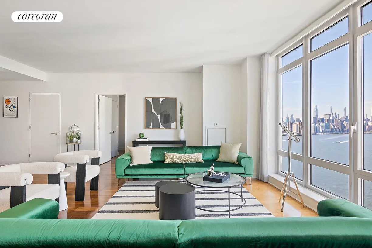 New York City Real Estate | View 2 Northside Piers, 29NY | Living Room