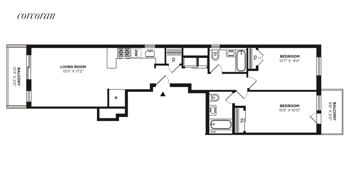 New York City Real Estate | View 2025 Ocean Avenue, 4A | 2 Beds, 2 Baths