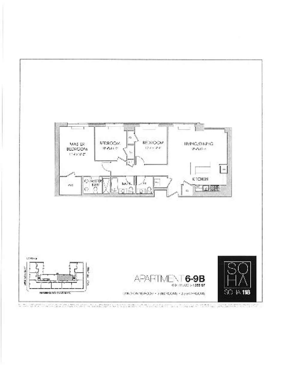 New York City Real Estate | View 301 West 118th Street, 7B | Floorplan