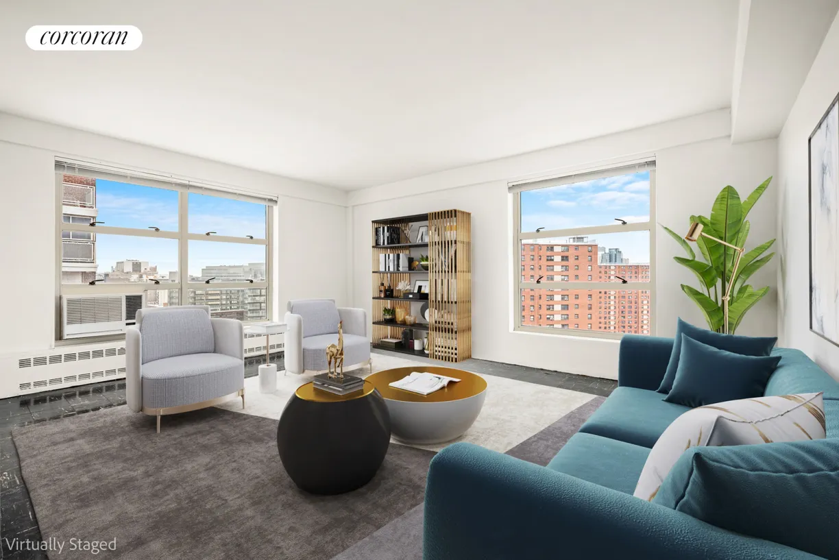 New York City Real Estate | View 501 West 123rd Street, 15C | 2 Beds, 1 Bath