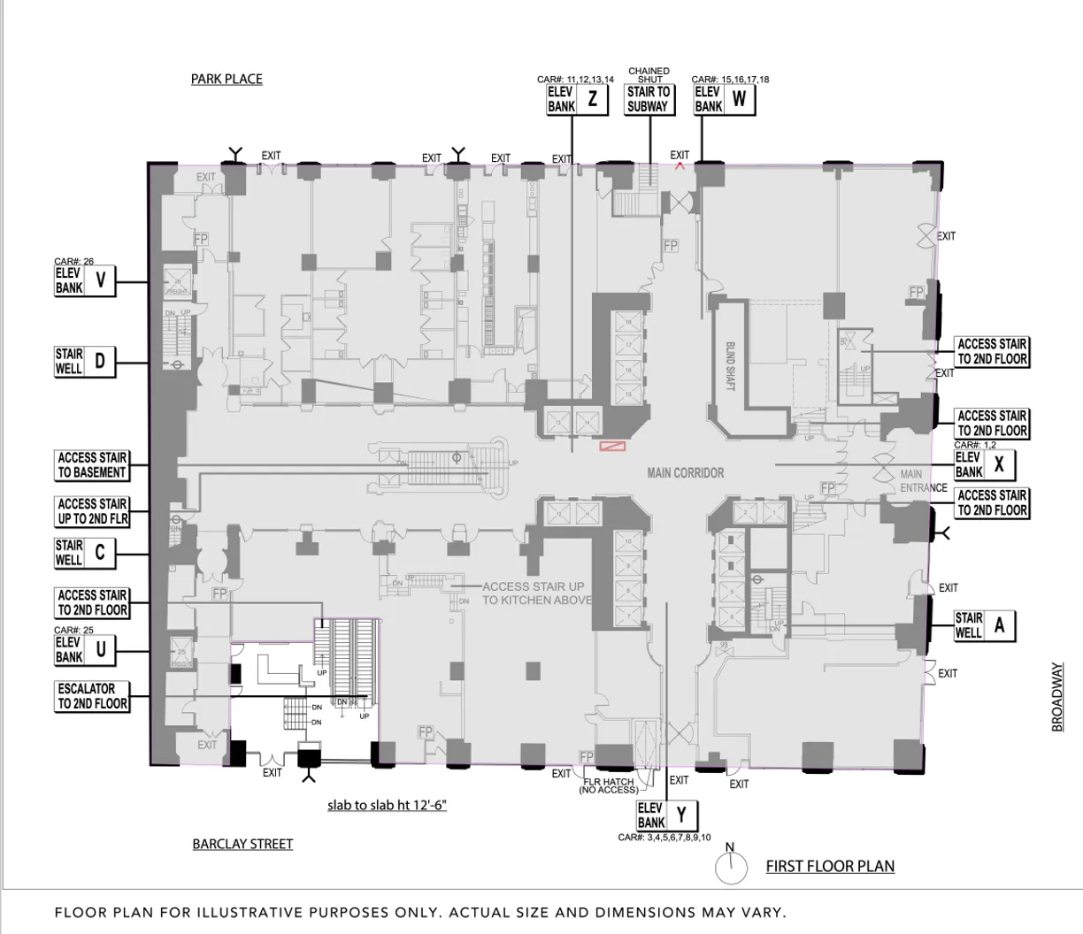 233 Broadway, OFFICE | floorplan | View 35