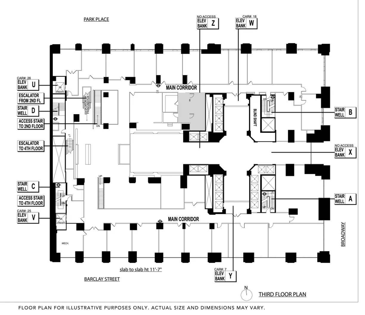 233 Broadway, OFFICE | floorplan | View 37