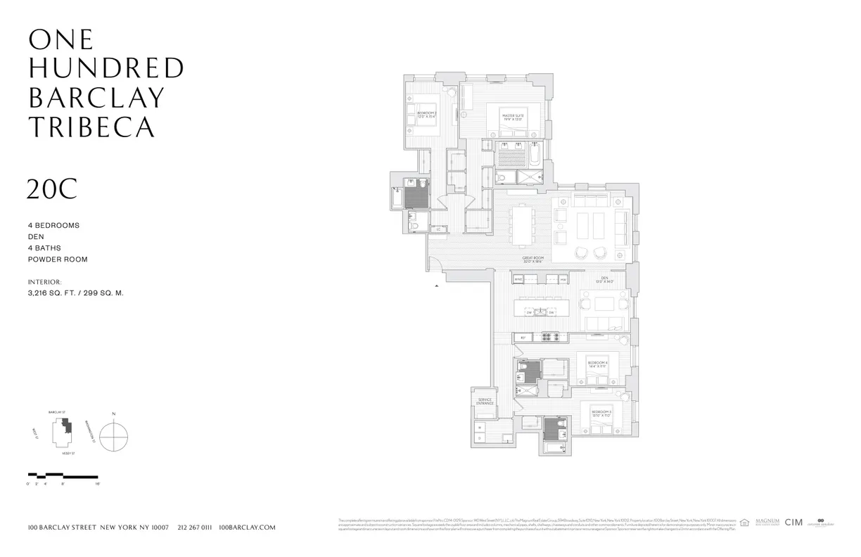 100 Barclay Street, 20C | floorplan | View 19