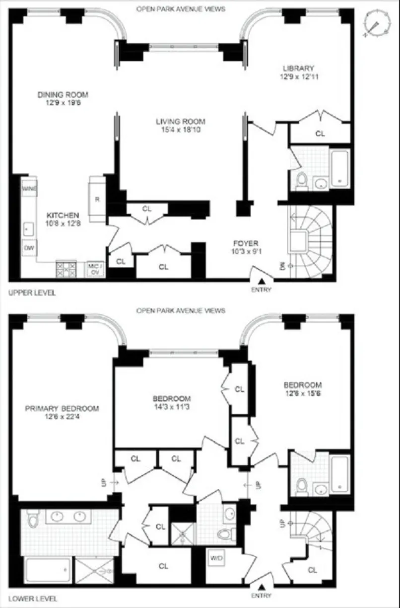 530 Park Avenue, 15B | floorplan | View 22