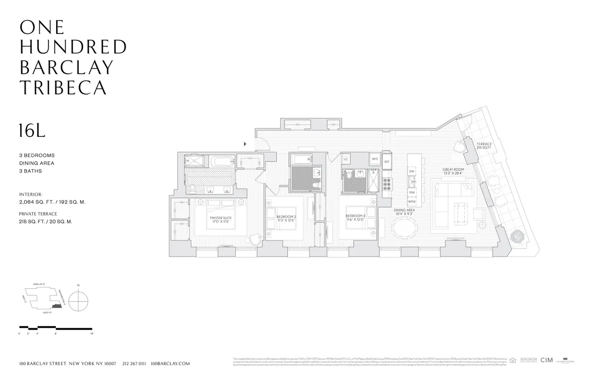 100 Barclay Street, 16L | floorplan | View 19