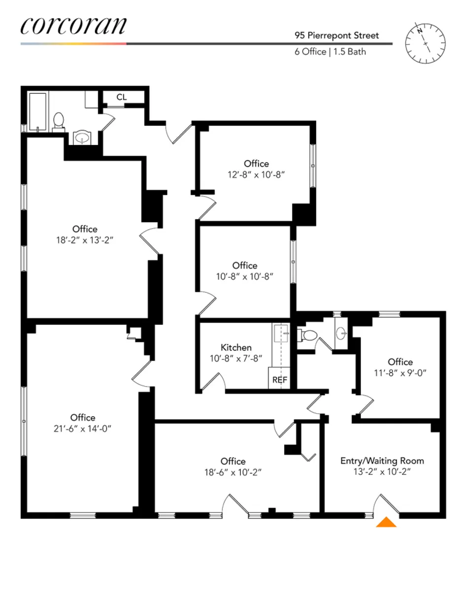 95 Pierrepont Street, 1CD | floorplan | View 15