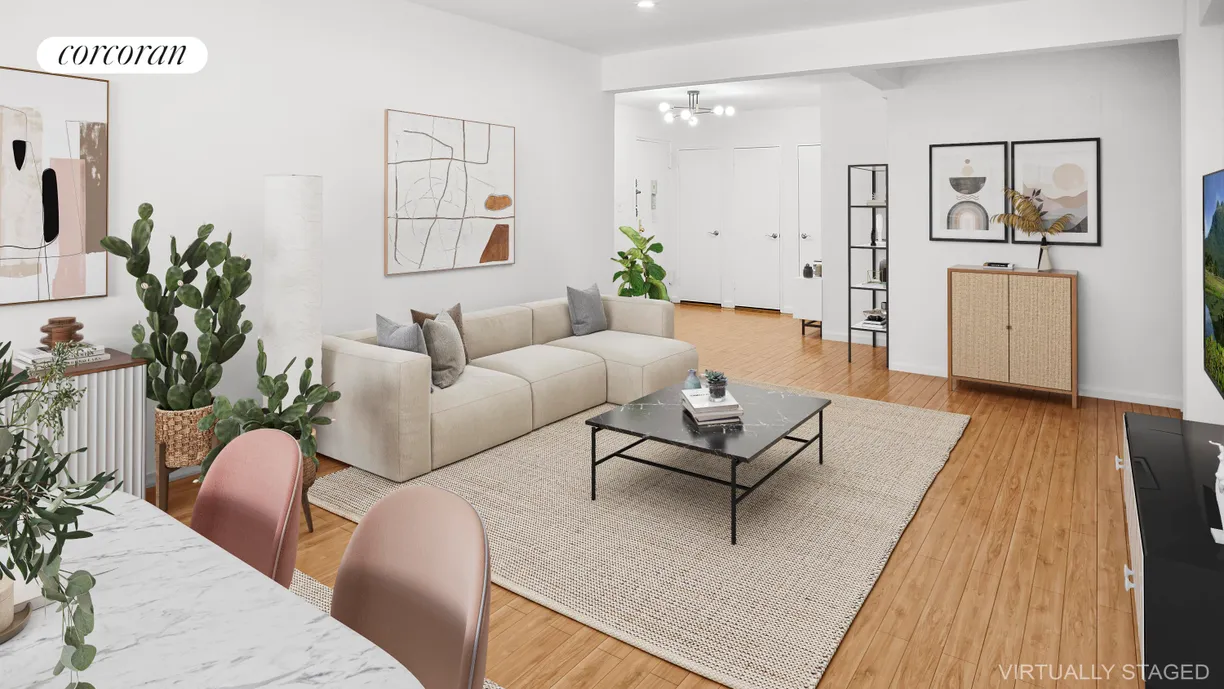 New York City Real Estate | View 30 East 9th Street, 2D | Reverse LR/DA - Virtually Staged