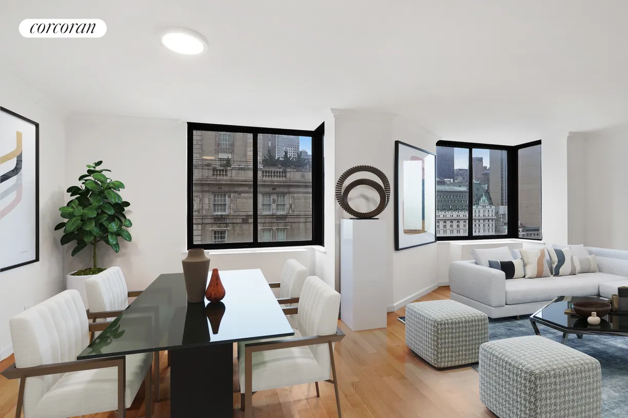 New York City Real Estate | View 800 Fifth Avenue, 21B | 2 Beds, 2 Baths