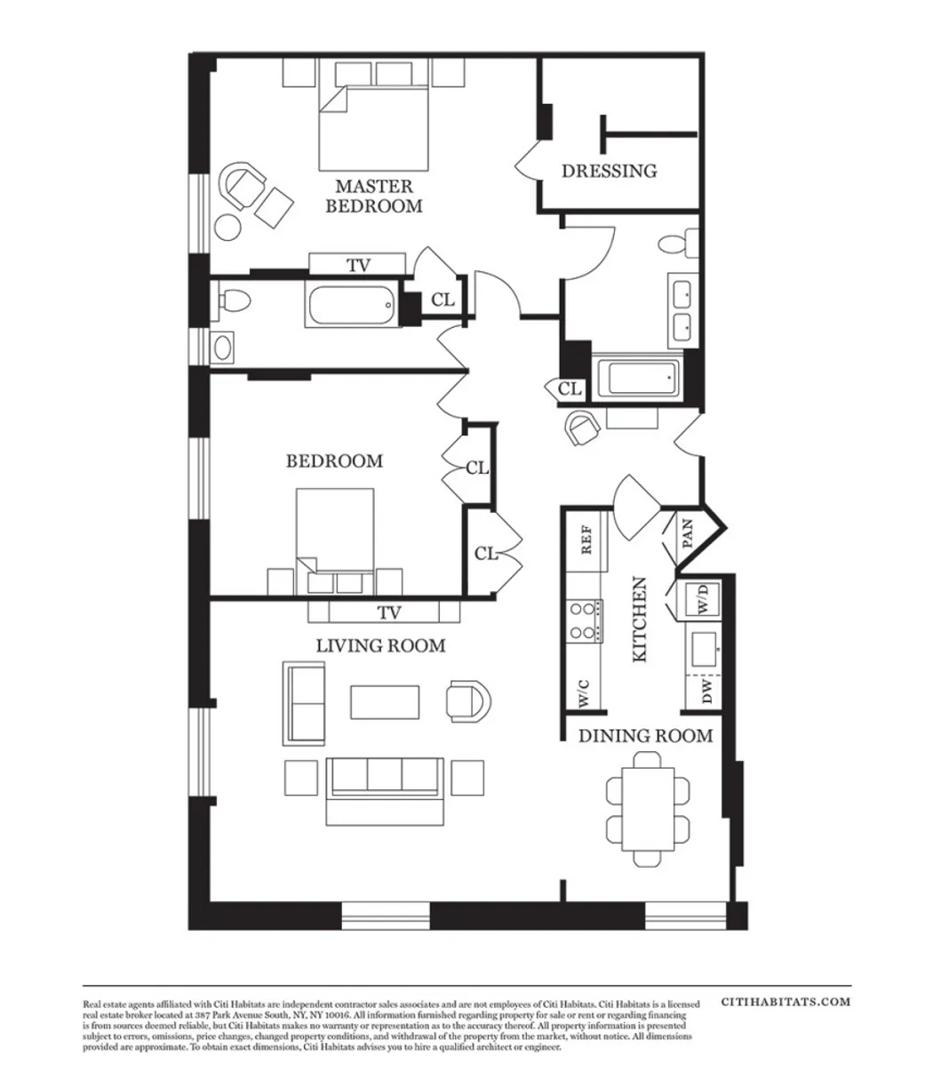 57 West 75th Street, 10A | floorplan | View 8