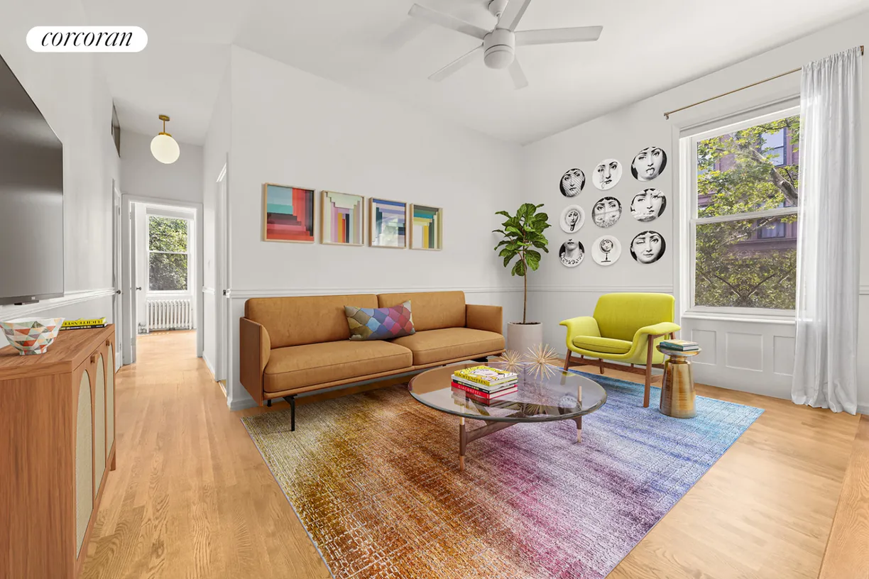 New York City Real Estate | View 92 Prospect Park West, 2A | Living Room